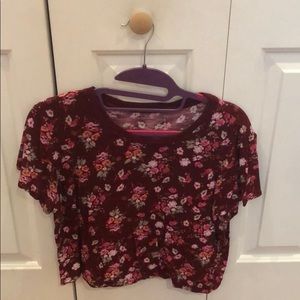 Floral Crop Top (Flowy)